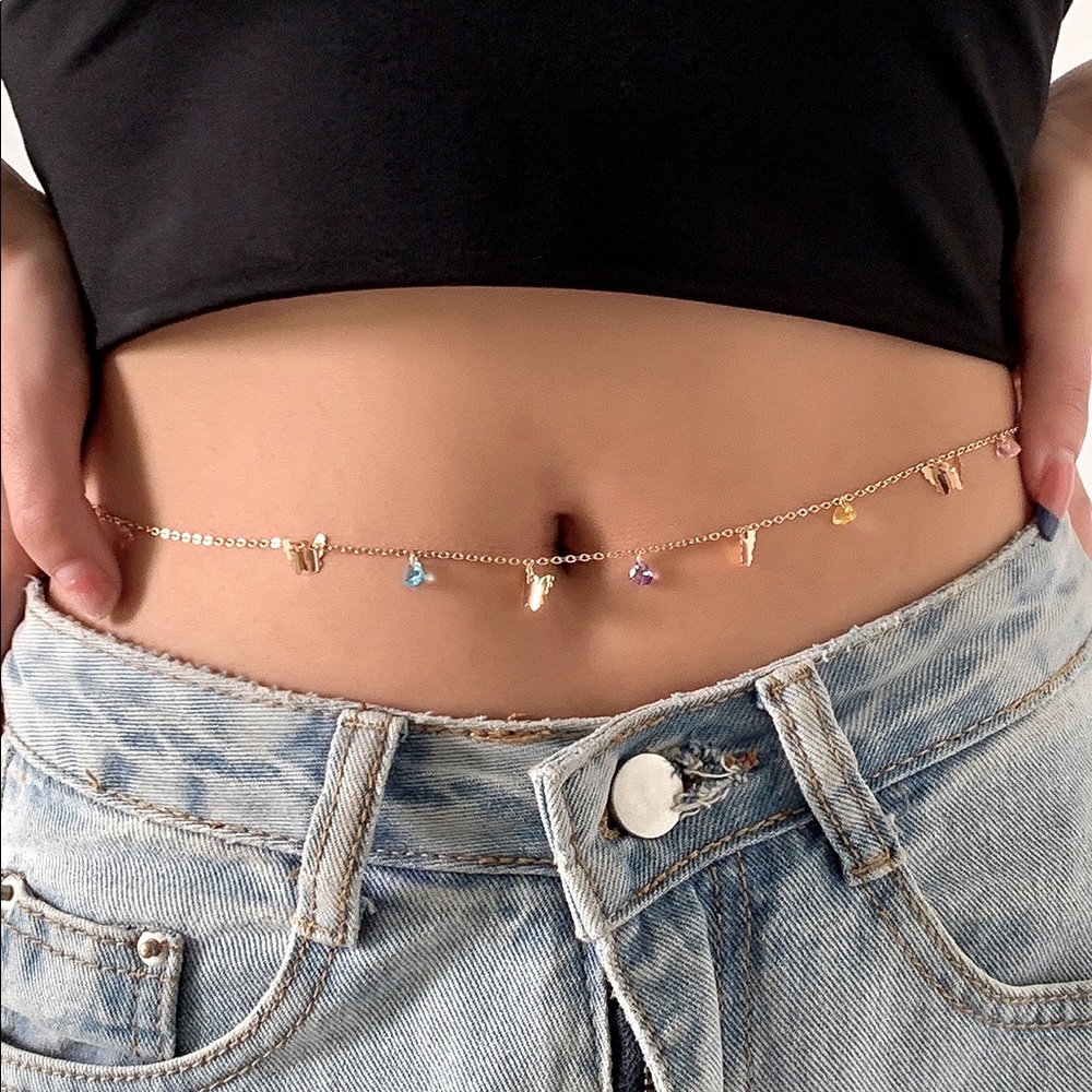 Butterfly charm Waist chain